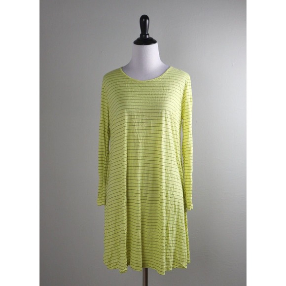 COMFY USA NWT $89 Crinkle Soft Stretch Sun Striped Tunic Top Size Small - Picture 1 of 6